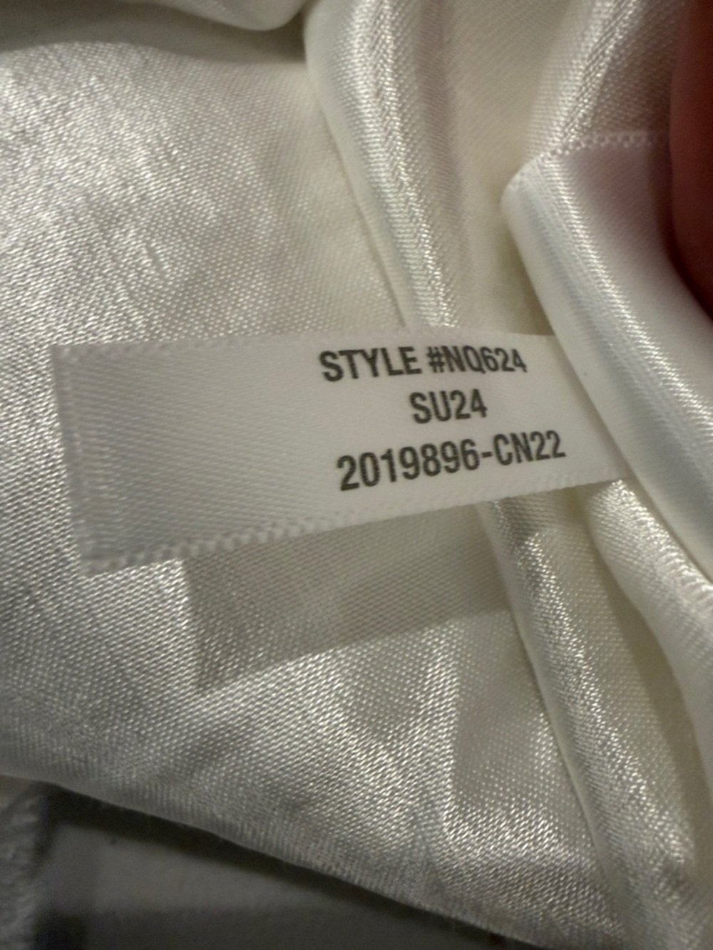 Madewell One-Shoulder Midi Dress Linen Blend Minimal Neutral NWT | Size 8 - Picture 8 of 8